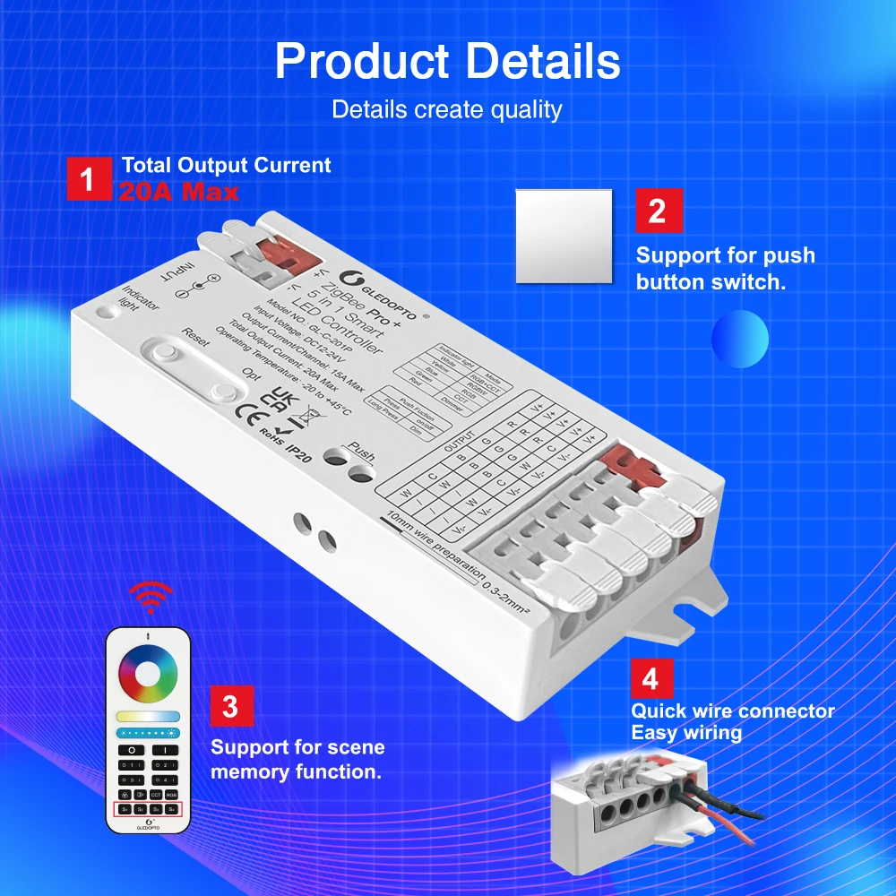 تحكم ضوئي بشريط ، ZigBee Pro P - مراجعة Zigbee Coordinator Stick وسعره